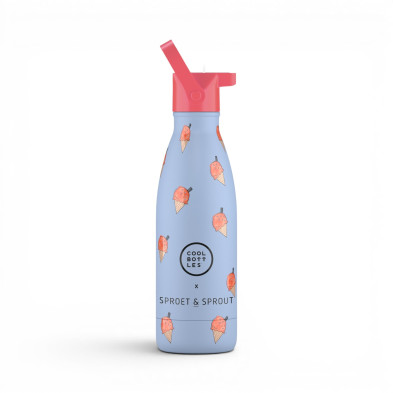 COOL BOTTLES. Ανοξείδωτο παιδικό μπουκάλι Blue Scoop 350ml