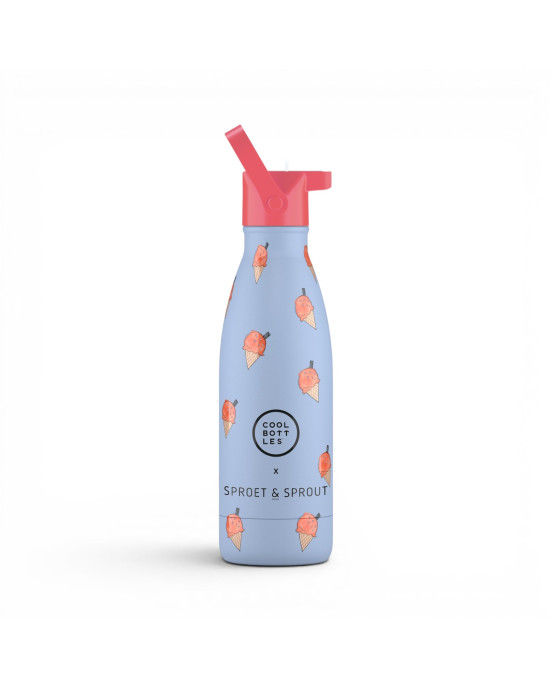 COOL BOTTLES. Ανοξείδωτο παιδικό μπουκάλι Blue Scoop 350ml