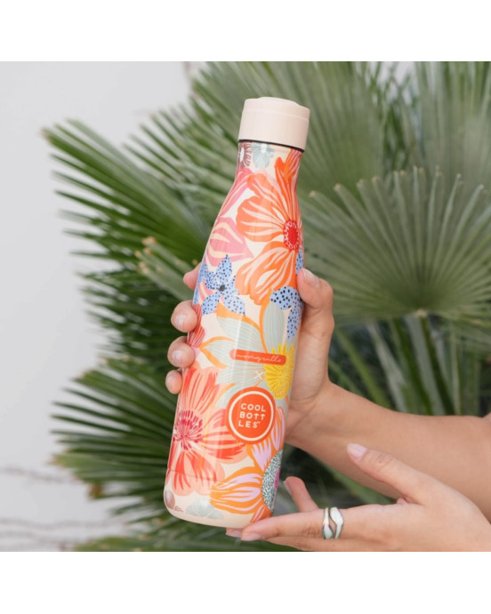 COOL BOTTLES. Ανοξείδωτο μπουκάλι-θερμός Rock Garden 500ml