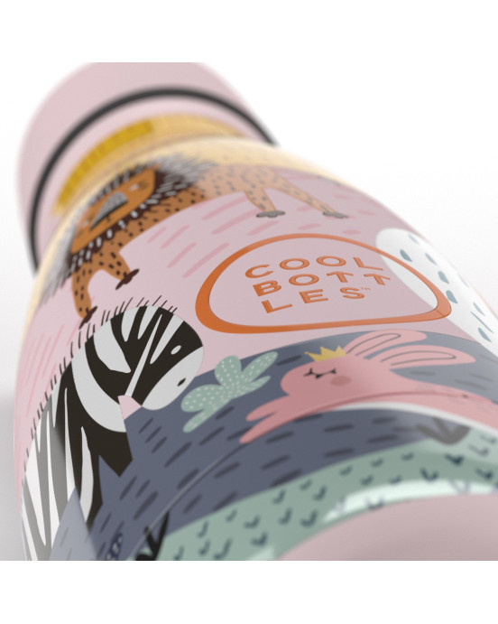 COOL BOTTLES. Ανοξείδωτο μπουκάλι Άγρια ζώα 260ml