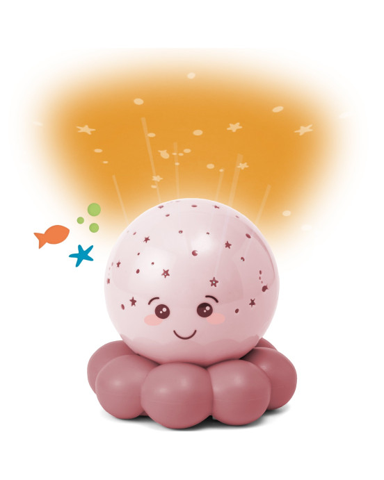 CLOUD B. Προβολέας αστεριών Χταποδάκι (ροζ παστέλ)