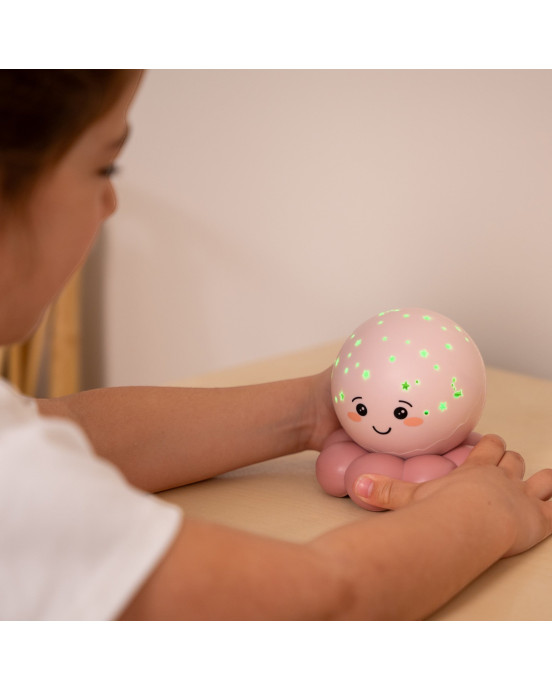 CLOUD B. Προβολέας αστεριών Χταποδάκι (ροζ παστέλ)