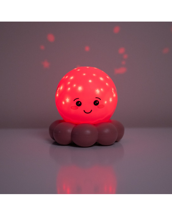 CLOUD B. Προβολέας αστεριών Χταποδάκι (ροζ παστέλ)