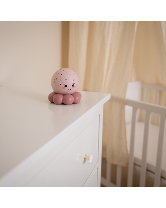 CLOUD B. Προβολέας αστεριών Χταποδάκι (ροζ παστέλ)