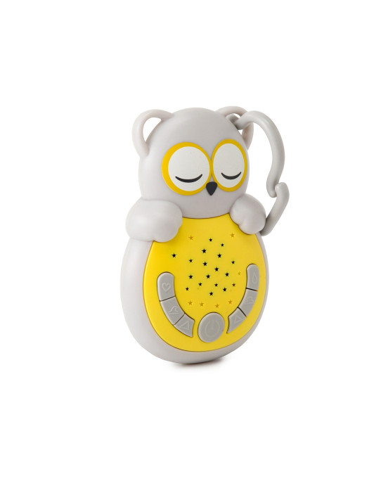 CLOUD B. Φορητή συσκευή με λευκούς ήχους Κουκουβάγια γκρι