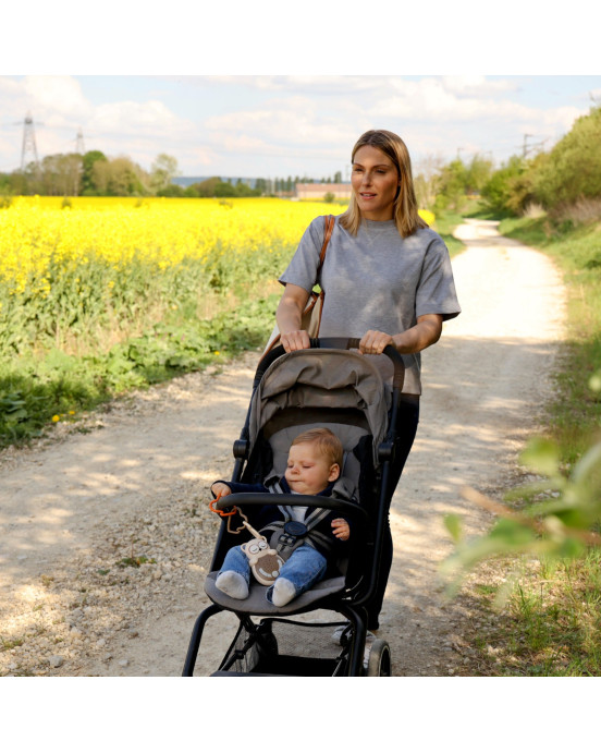 CLOUD B. Φορητή συσκευή με λευκούς ήχους Κουκουβάγια μπεζ