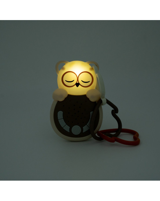 CLOUD B. Φορητή συσκευή με λευκούς ήχους Κουκουβάγια μπεζ