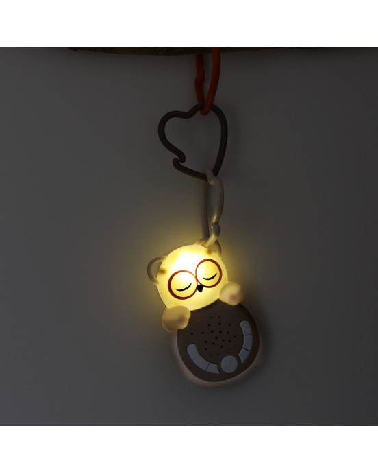 CLOUD B. Φορητή συσκευή με λευκούς ήχους Κουκουβάγια μπεζ