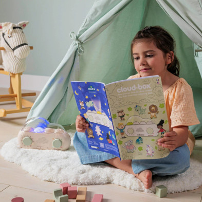 CLOUD B. Μουσικό κουτί αφήγησης ιστοριών και προβολέας νυχτός CloudBox (FR-EN)