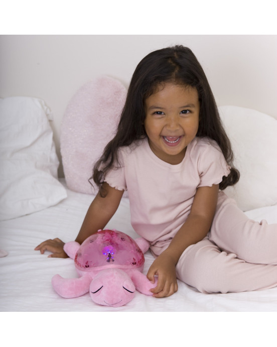 CLOUD B. Υφασμάτινος προβολέας νυχτός Tranquil Χελώνα (ροζ)