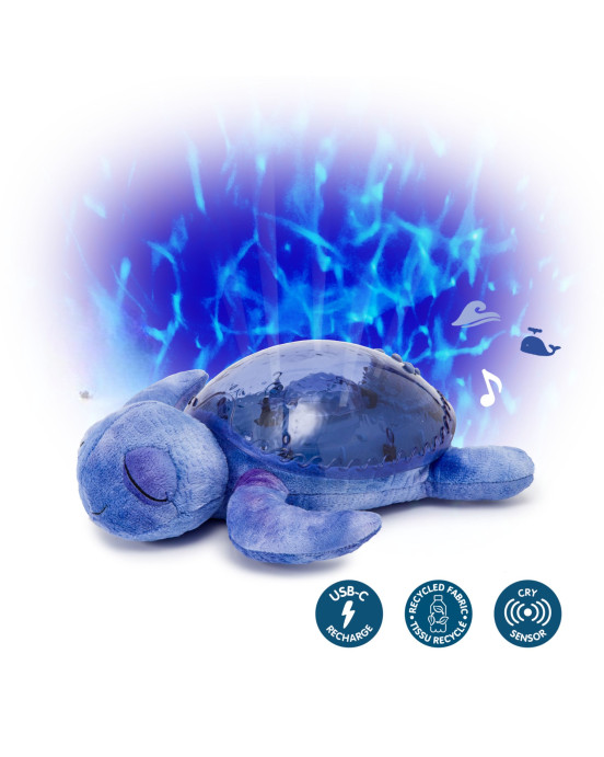 CLOUD B. Υφασμάτινος προβολέας νυχτός Tranquil Χελώνα (μπλε)