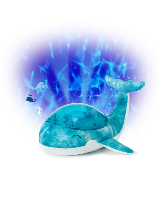 CLOUD B. Υφασμάτινος προβολέας νυχτός Tranquil Φάλαινα (μπλε)