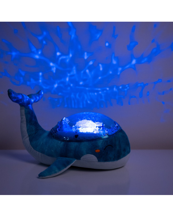 CLOUD B. Υφασμάτινος προβολέας νυχτός Tranquil Φάλαινα (μπλε)