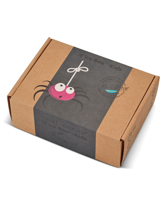 CARL OSCAR. Φαγητοδοχείο με παγοκύστη N'ice Box Αράχνη - Γκρι