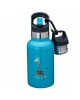 CARL OSCAR. Ανοξείδωτο μπουκάλι θερμός 350ml TEMPflask Καμηλοπάρδαλη - Τιρκουάζ
