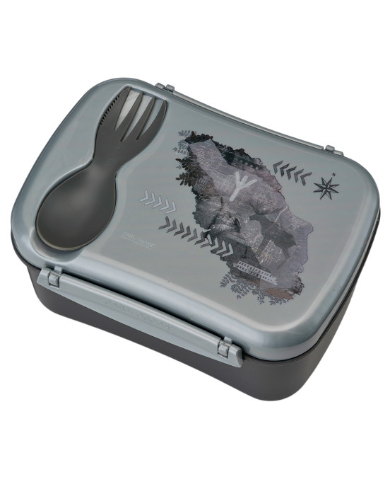 CARL OSCAR. Φαγητοδοχείο με παγοκύστη Wisdom N'ice Box Δύναμη - Γκρι