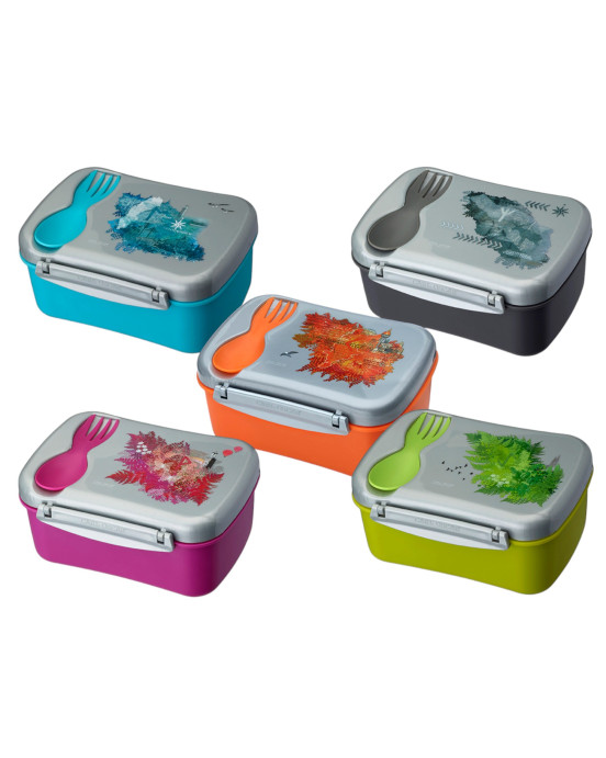 CARL OSCAR. Φαγητοδοχείο με παγοκύστη Wisdom N'ice Box Φύση - Λάιμ