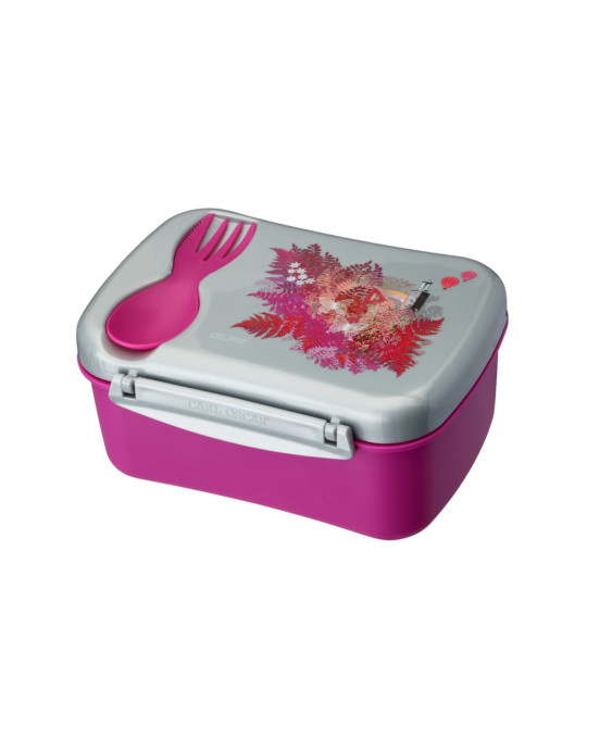 CARL OSCAR. Φαγητοδοχείο με παγοκύστη Wisdom N'ice Box Αγάπη - Μωβ