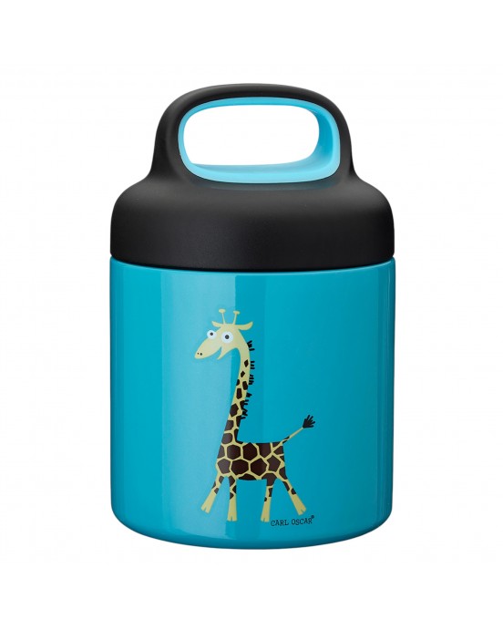 CARL OSCAR. Ανοξείδωτο θερμός φαγητοδοχείο 300ml TEMP LunchJar Καμηλοπάρδαλη - Τιρκουάζ