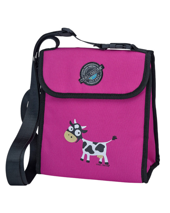 CARL OSCAR. Τσαντάκι θερμός 5L Pack n' Snack™ Αγελάδα - Μωβ