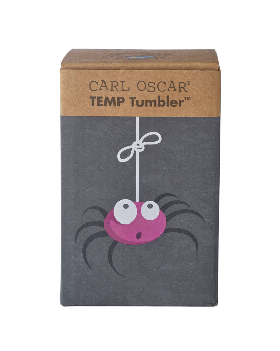 CARL OSCAR. Ανοξείδωτο ποτήρι θερμός (tumbler) 250ml Αράχνη - Γκρι