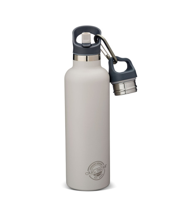 CARL OSCAR. Ανοξείδωτο μπουκάλι-θερμός 700ml TEMPflask Γκρεζ