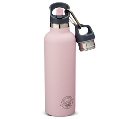 CARL OSCAR. Ανοξείδωτο μπουκάλι-θερμός 700ml TEMPflask Ροζ