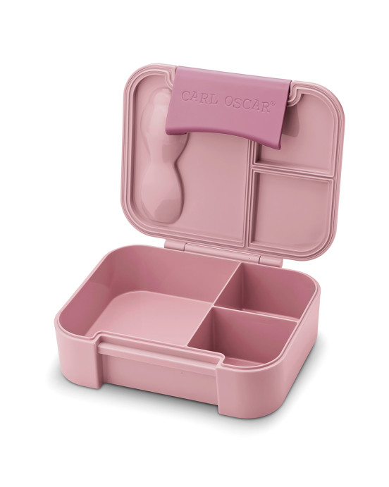 CARL OSCAR. Φαγητοδοχείο με χωρίσματα BentoBOX Πάντα - Ροζ