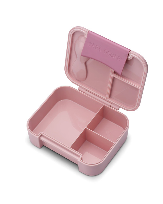 CARL OSCAR. Φαγητοδοχείο με χωρίσματα BentoBOX Πάντα - Ροζ