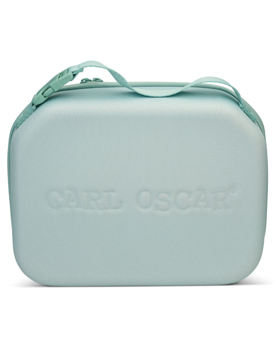 CARL OSCAR. Ισοθερμικό τσαντάκι φαγητού Pack n’ Snack Καμήλα - Πράσινο