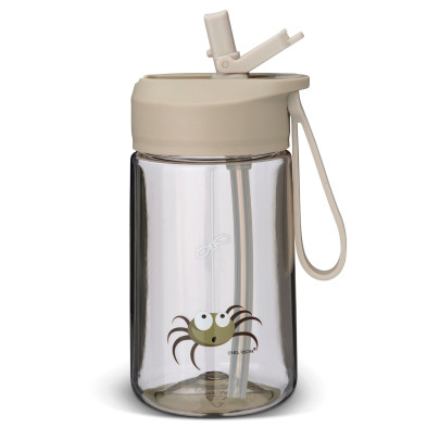 CARL OSCAR. Παιδικό μπουκάλι 400ml HydraFlip Αράχνη - Γκρι