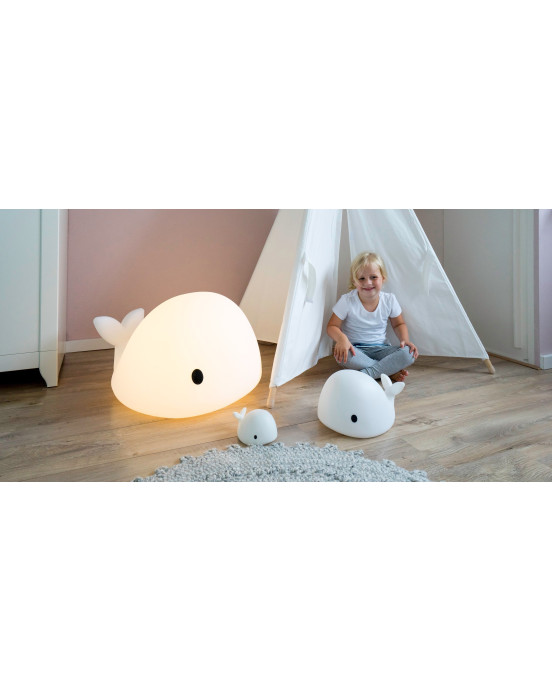 FLOW. Φωτιστικό νυχτός Φάλαινα Moby γίγας (λευκό)