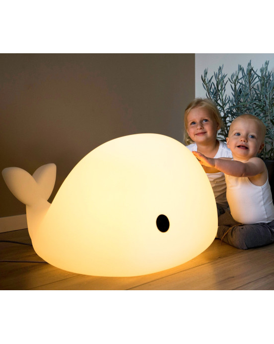 FLOW. Φωτιστικό νυχτός Φάλαινα Moby γίγας (λευκό)