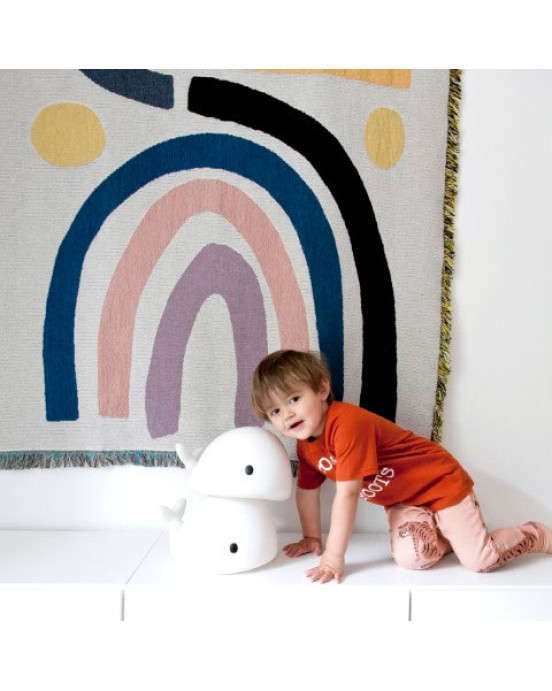 FLOW. Φωτιστικό νυχτός Φάλαινα Moby 30εκ. (λευκό)