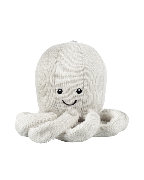 FLOW. Υφασμάτινο Χταπόδι Olly με ηχείο Bluetooth (απαλό γκρι)