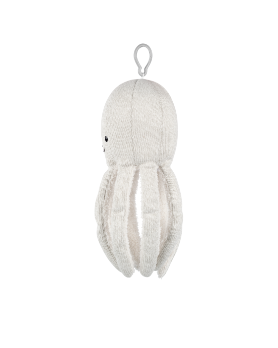 FLOW. Υφασμάτινο Χταπόδι Olly με ηχείο Bluetooth (απαλό γκρι)