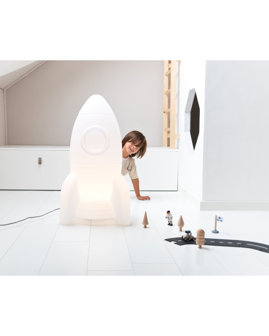 FLOW. Φωτιστικό νυχτός Πύραυλος Apollo γίγας (λευκό)