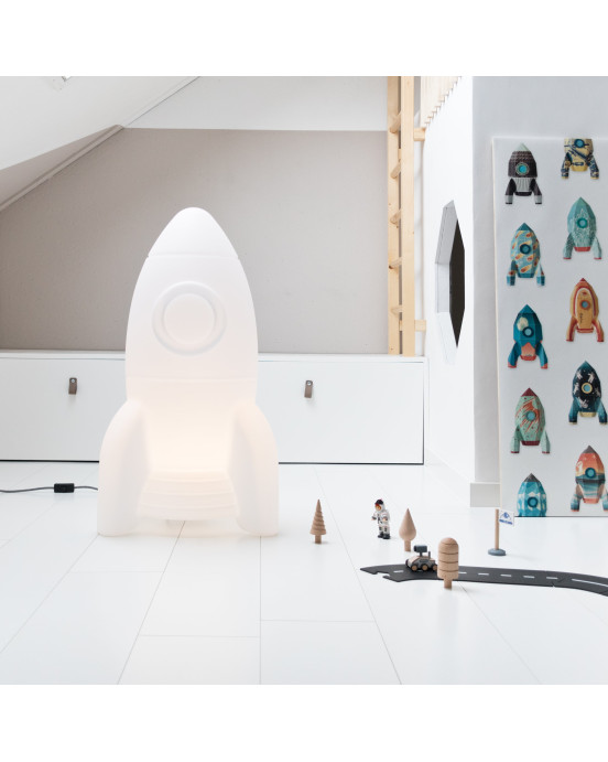 FLOW. Φωτιστικό νυχτός Πύραυλος Apollo γίγας (λευκό)