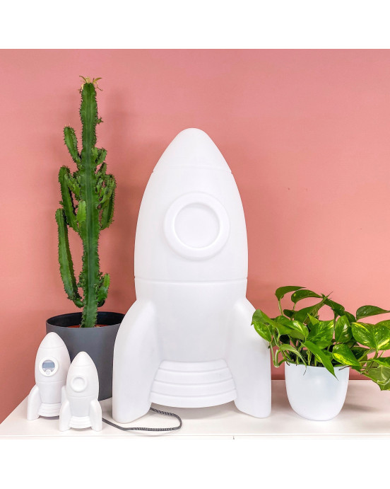 FLOW. Φωτιστικό νυχτός Πύραυλος Apollo γίγας (λευκό)