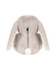 FLOW. Υφασμάτινο λαγουδάκι Milo με λευκούς ήχους & μουσική (απαλό γκρι)
