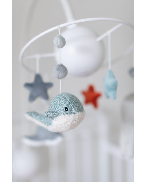 FLOW. Μόμπιλε κρεβατιού Ocean (λευκό)