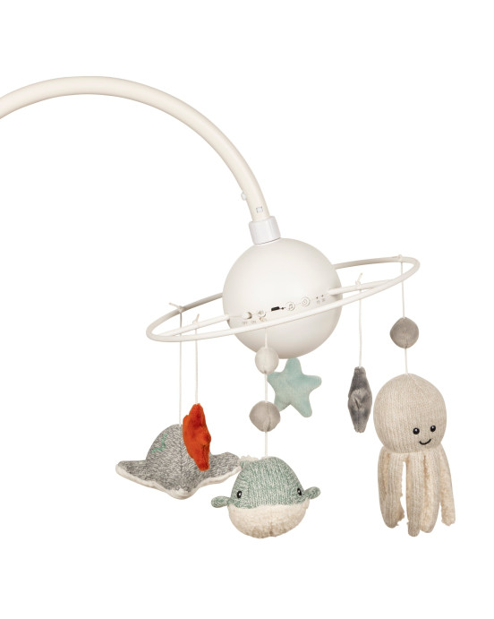 FLOW. Μόμπιλε κρεβατιού Ocean (λευκό)