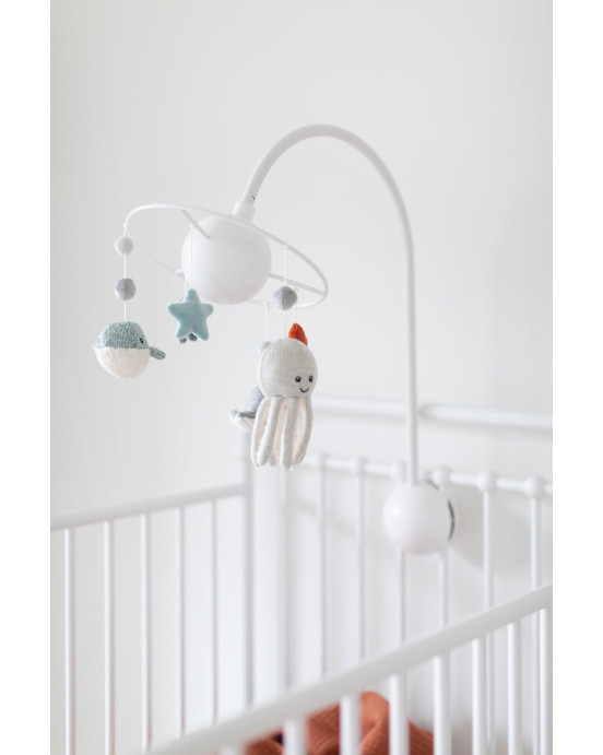 FLOW. Μόμπιλε κρεβατιού Ocean (λευκό)