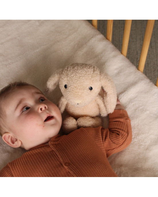 FLOW. Υφασμάτινο λαγουδάκι Milo με φωτάκι νυχτός (μπεζ)