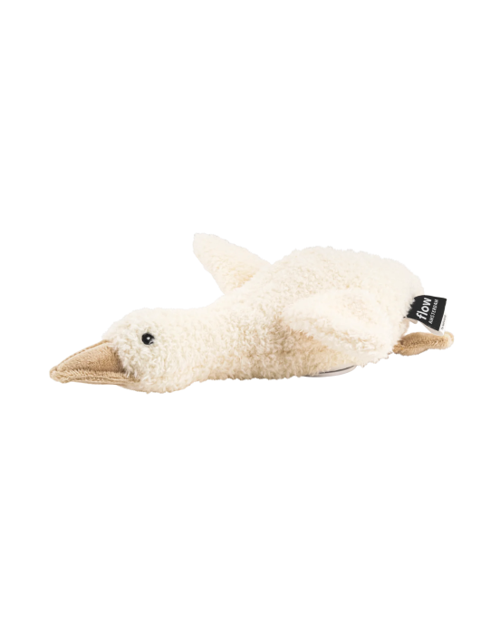 FLOW. Υφασμάτινη χήνα Liva με φωτάκι νυχτός - επαναφορτιζόμενο (μπεζ)