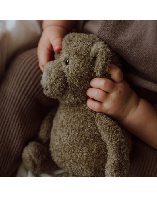 FLOW. Υφασμάτινο αρκουδάκι Lou με φωτάκι νυχτός (γκρι)