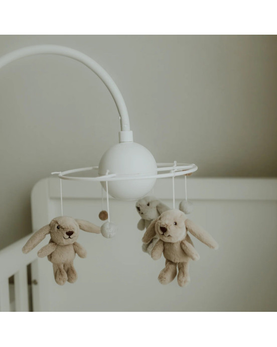 FLOW. Μόμπιλε κρεβατιού Milo (λευκό)