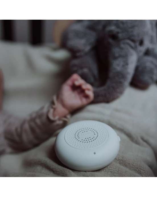 FLOW. Υφασμάτινο ελεφαντάκι George με λευκούς ήχους & μουσική - επαναφορτιζόμενο (γκρι)