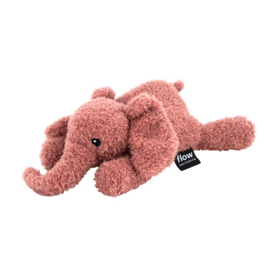 FLOW. Υφασμάτινο ελεφαντάκι George με φωτάκι νυχτός - επαναφορτιζόμενο (ροζ)
