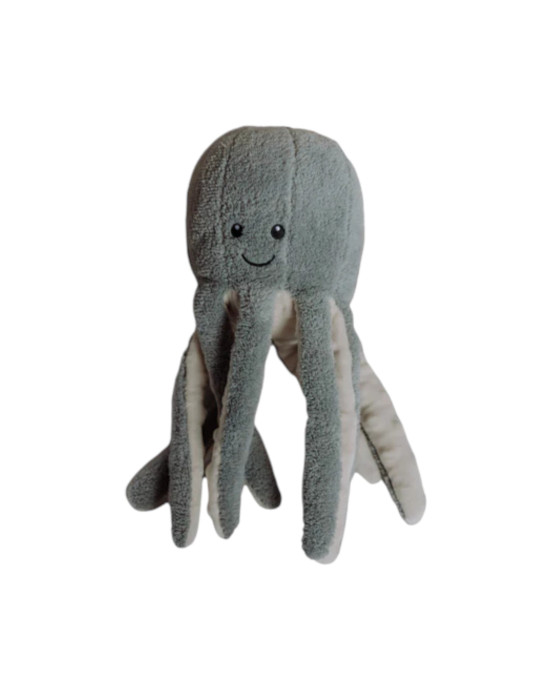 FLOW. Υφασμάτινο χταπόδι Olly με λευκούς ήχους & μουσική - επαναφορτιζόμενο (γκρι)